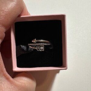 Pandora Arrow Ring Size 8 NWOT or box